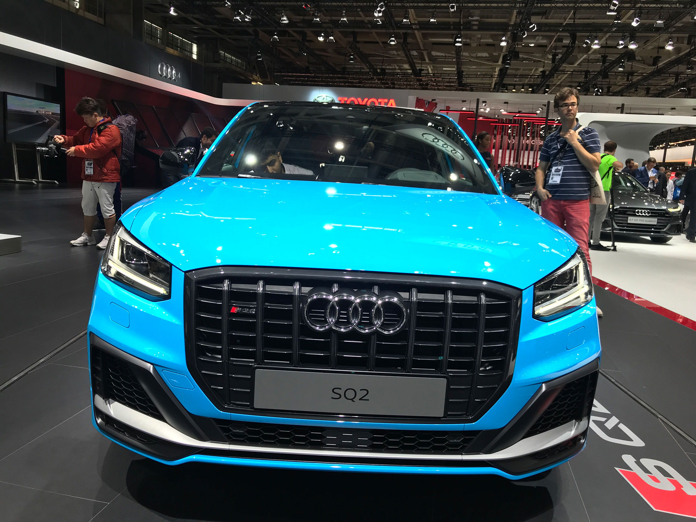 Audi SQ2 Paris motor show - front