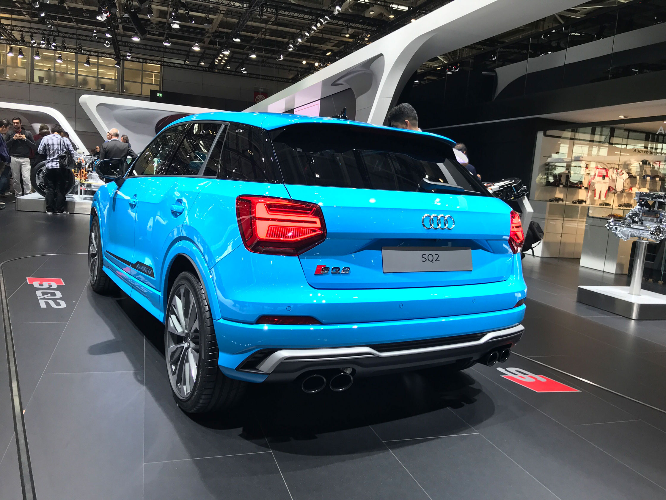 Audi SQ2 Paris motor show - rear