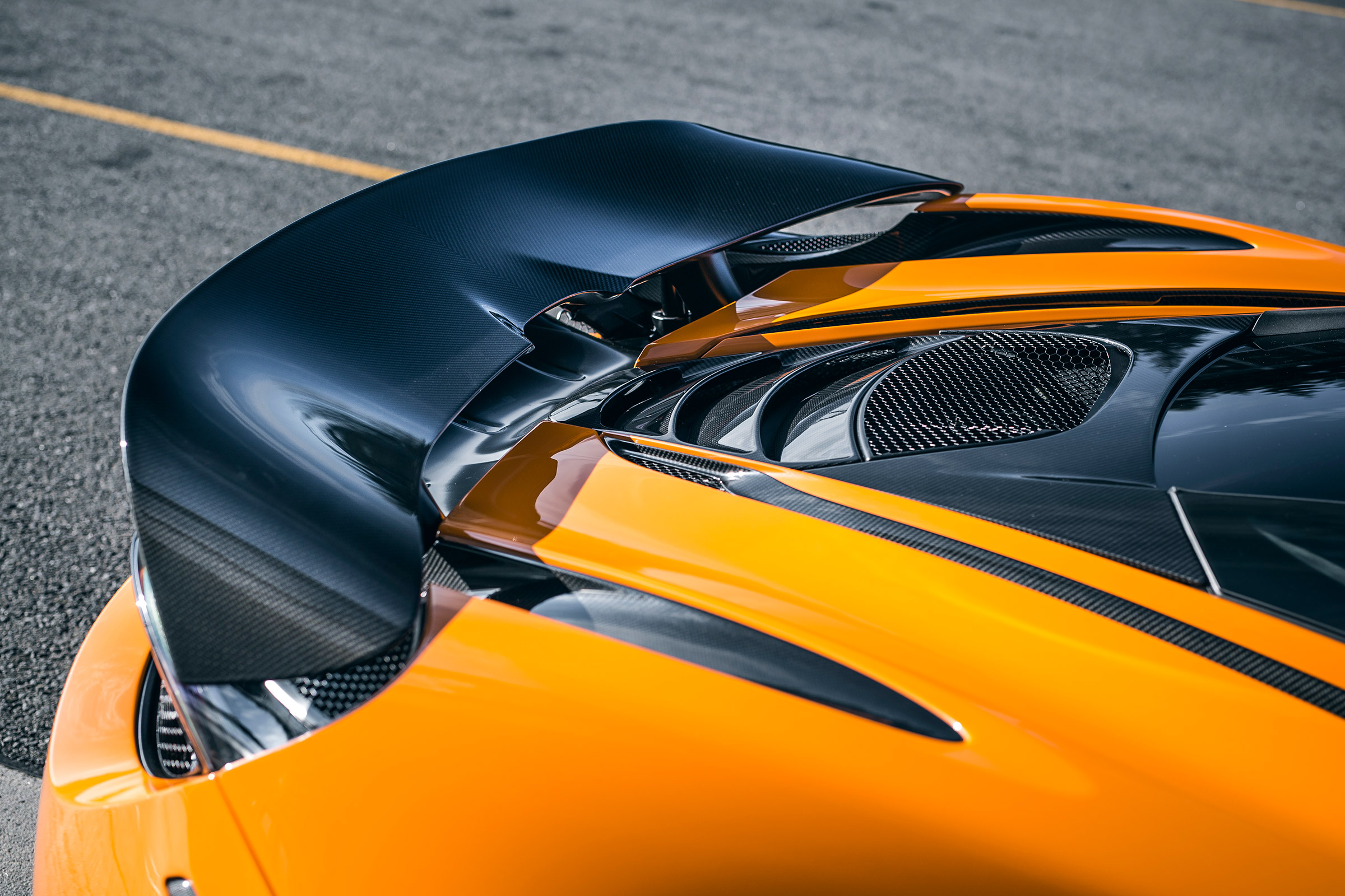 McLaren 720S track pack - rear wing