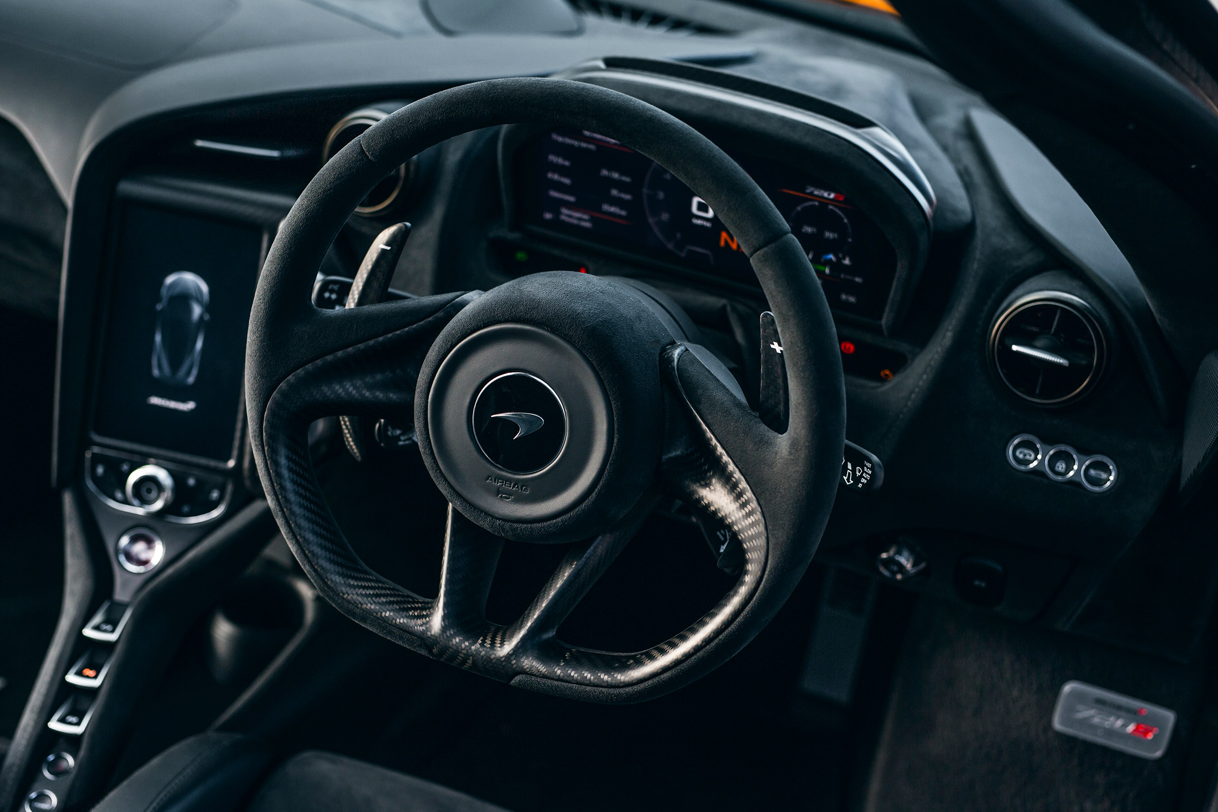 McLaren 720S track pack - dash