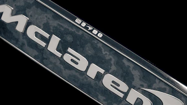McLaren Speedtail – white gold badge