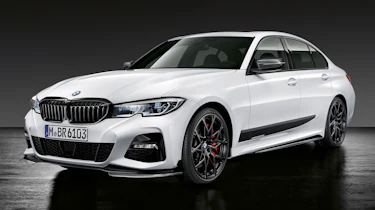 BMW 3-series G20 M Performance parts - front quarter