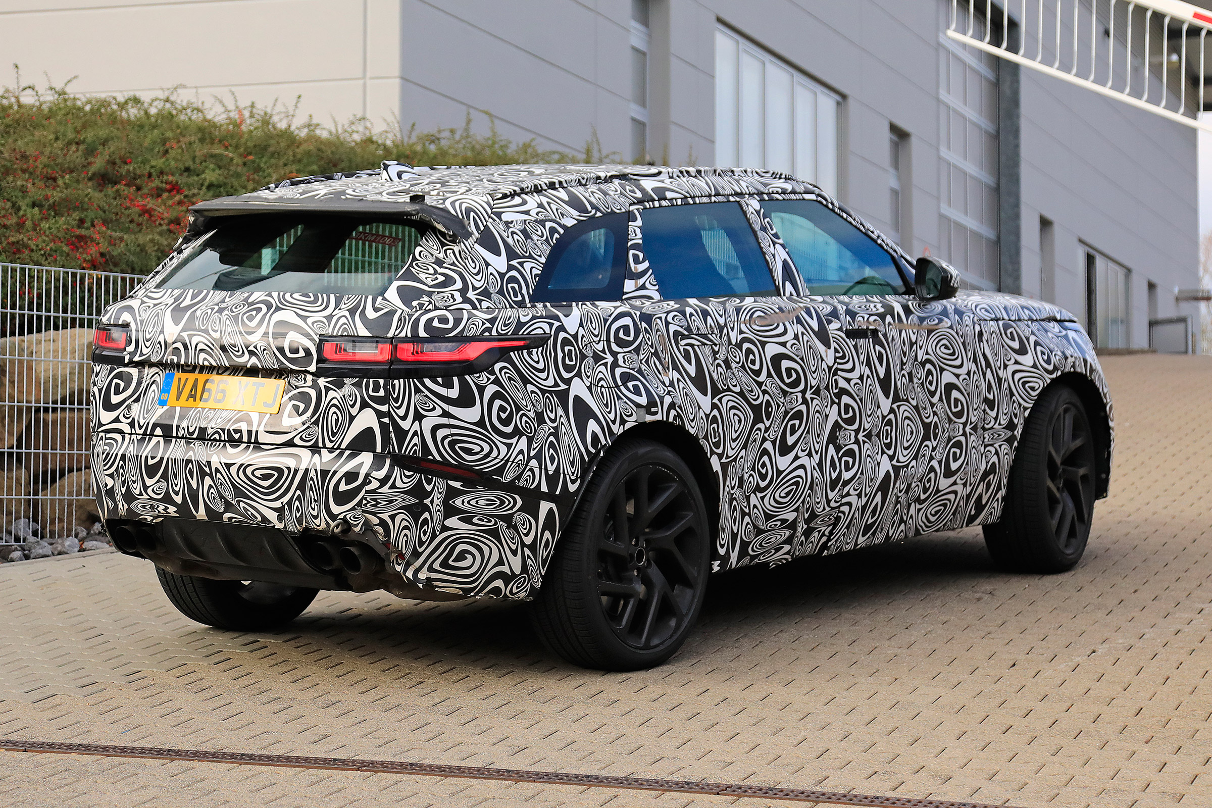 Range Rover Velar SVR proto - rear quarter