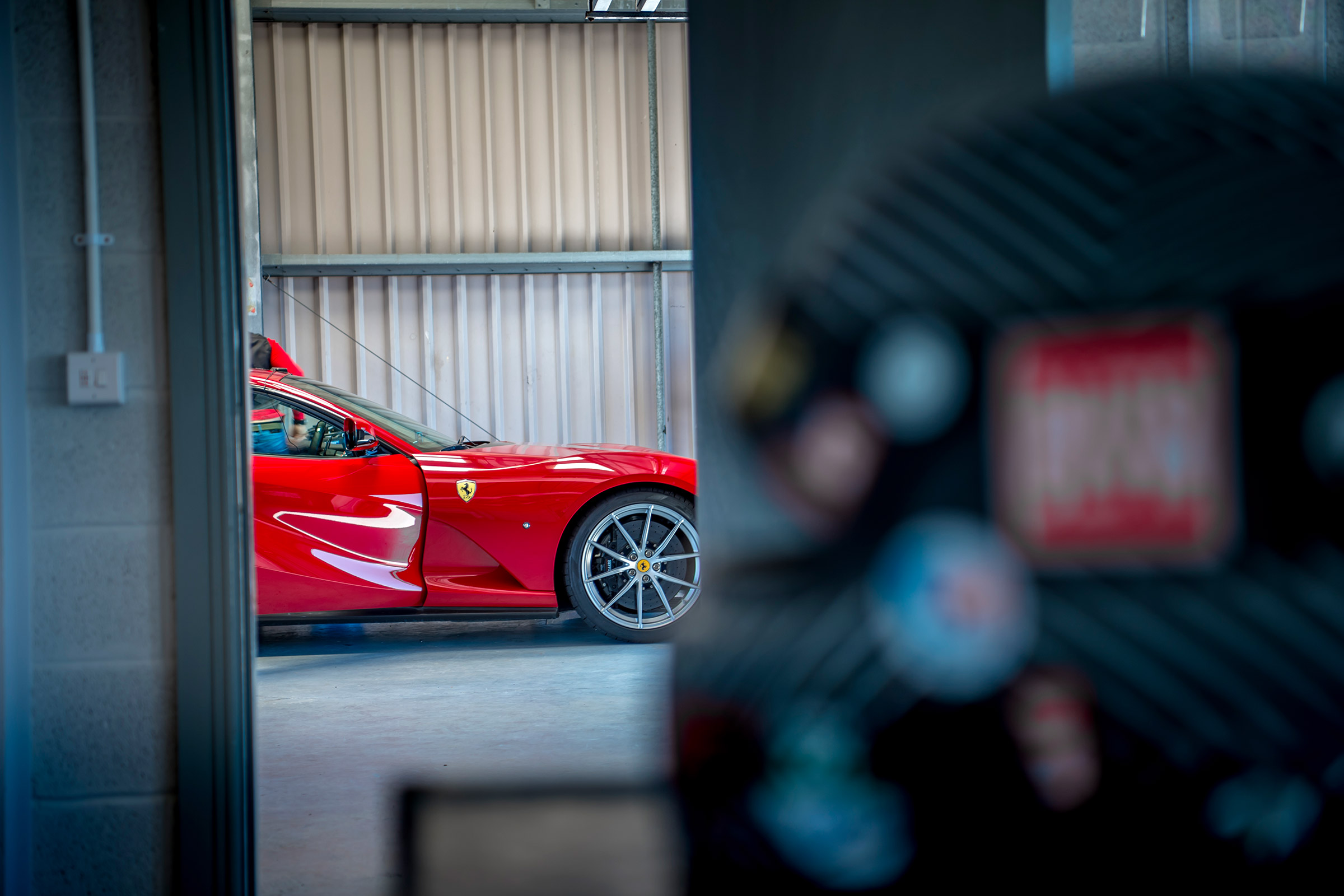 Ferrari 812 Superfast Anglesey - garage
