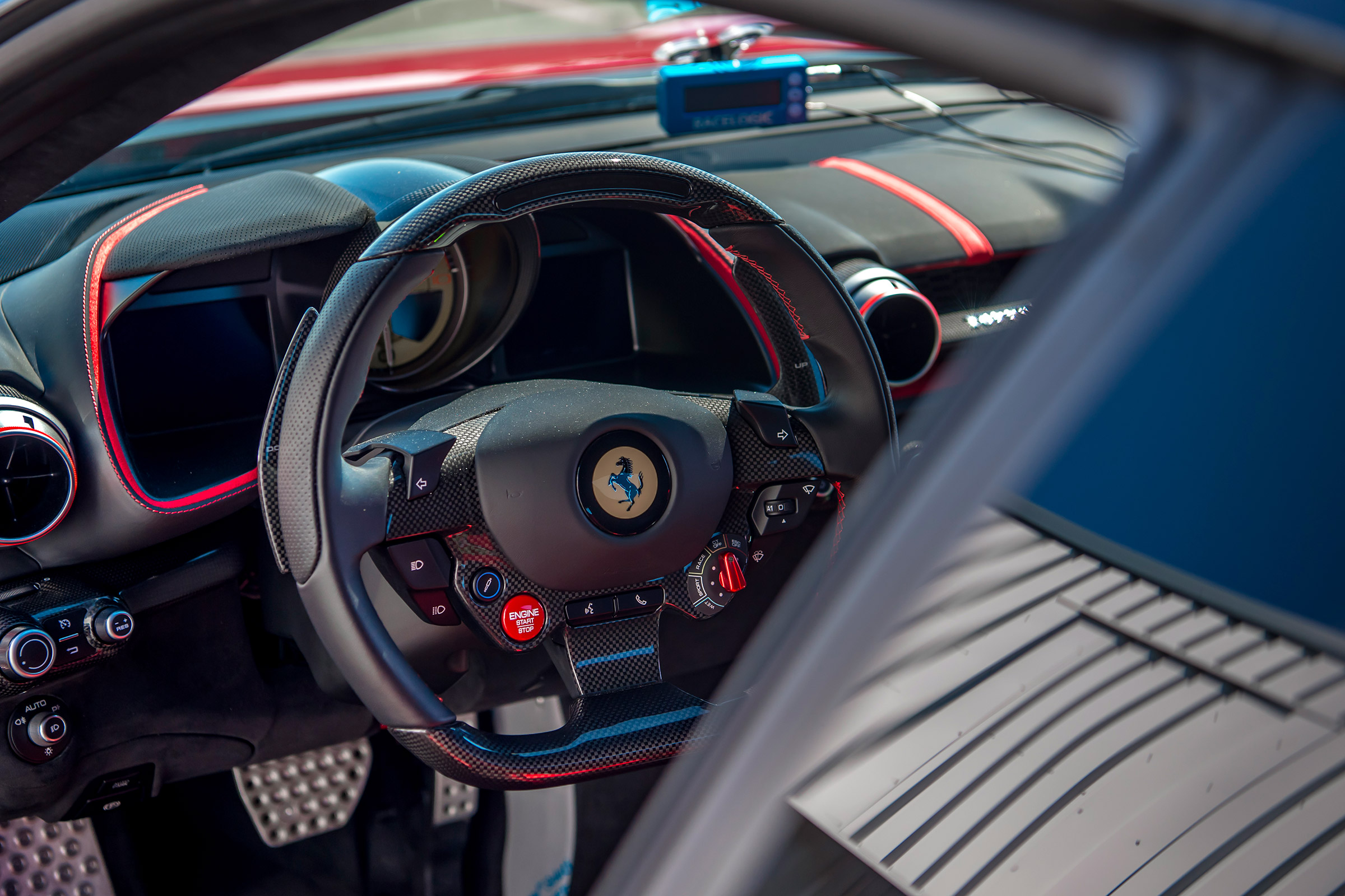 Ferrari 812 Superfast Anglesey - interior