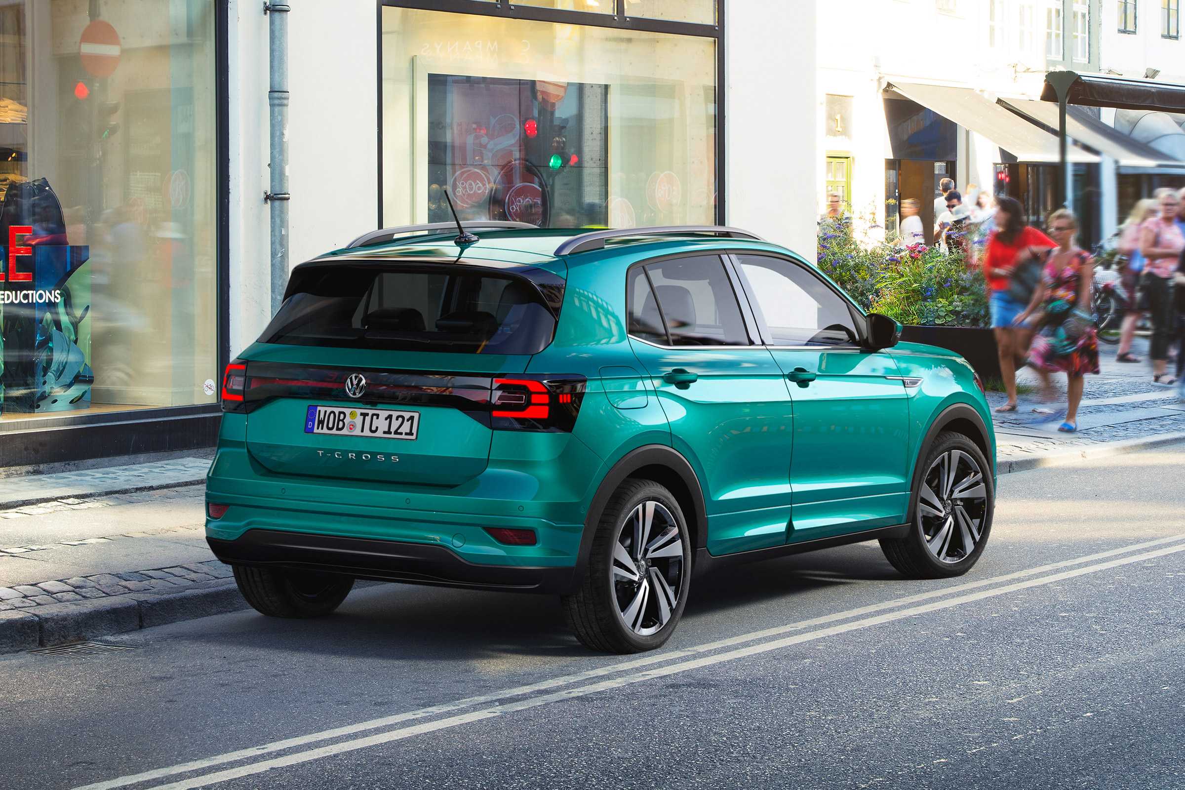Volkswagen T-Cross revealed - rear quarter