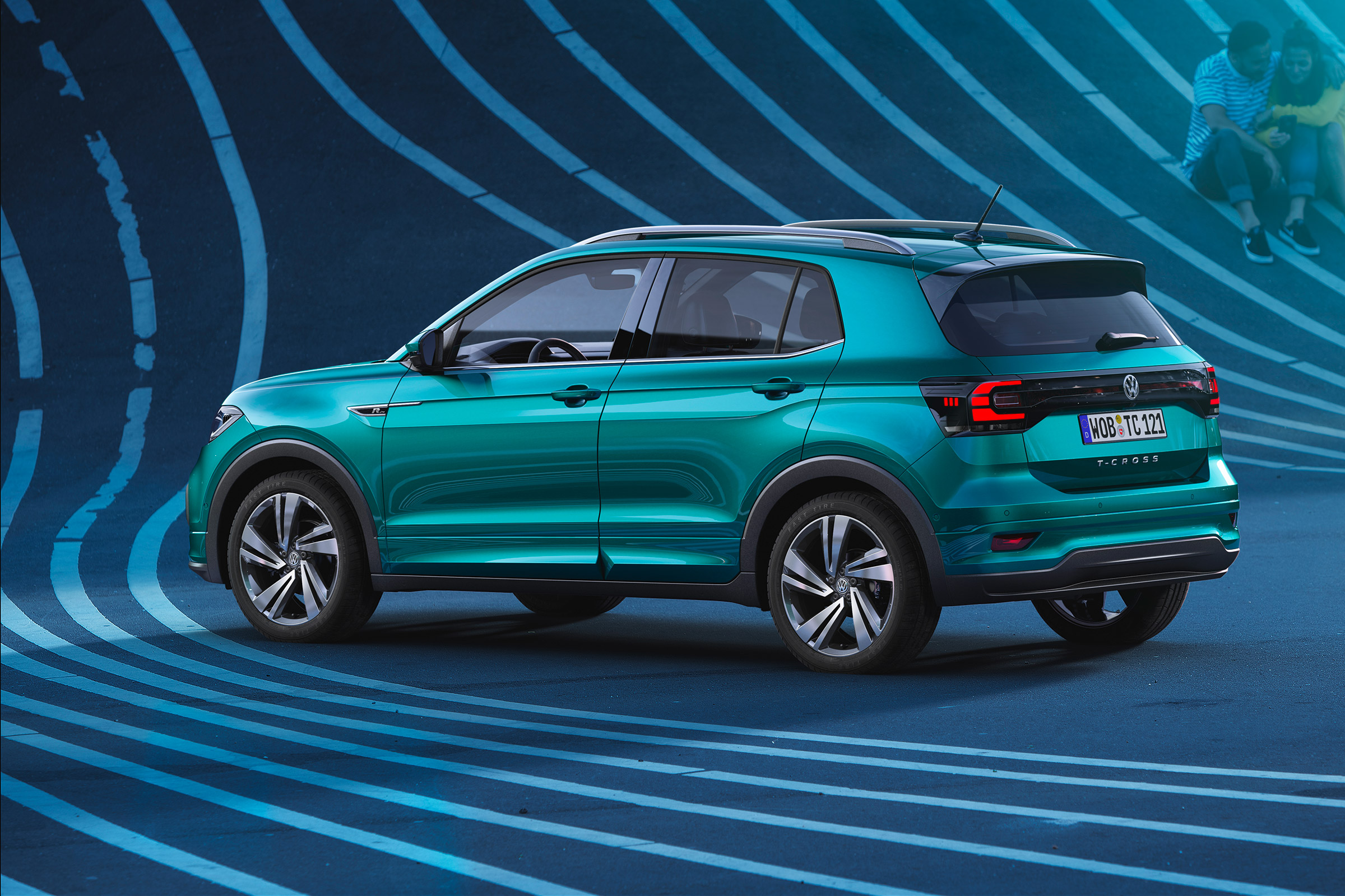 Volkswagen T-Cross revealed - rear quarter