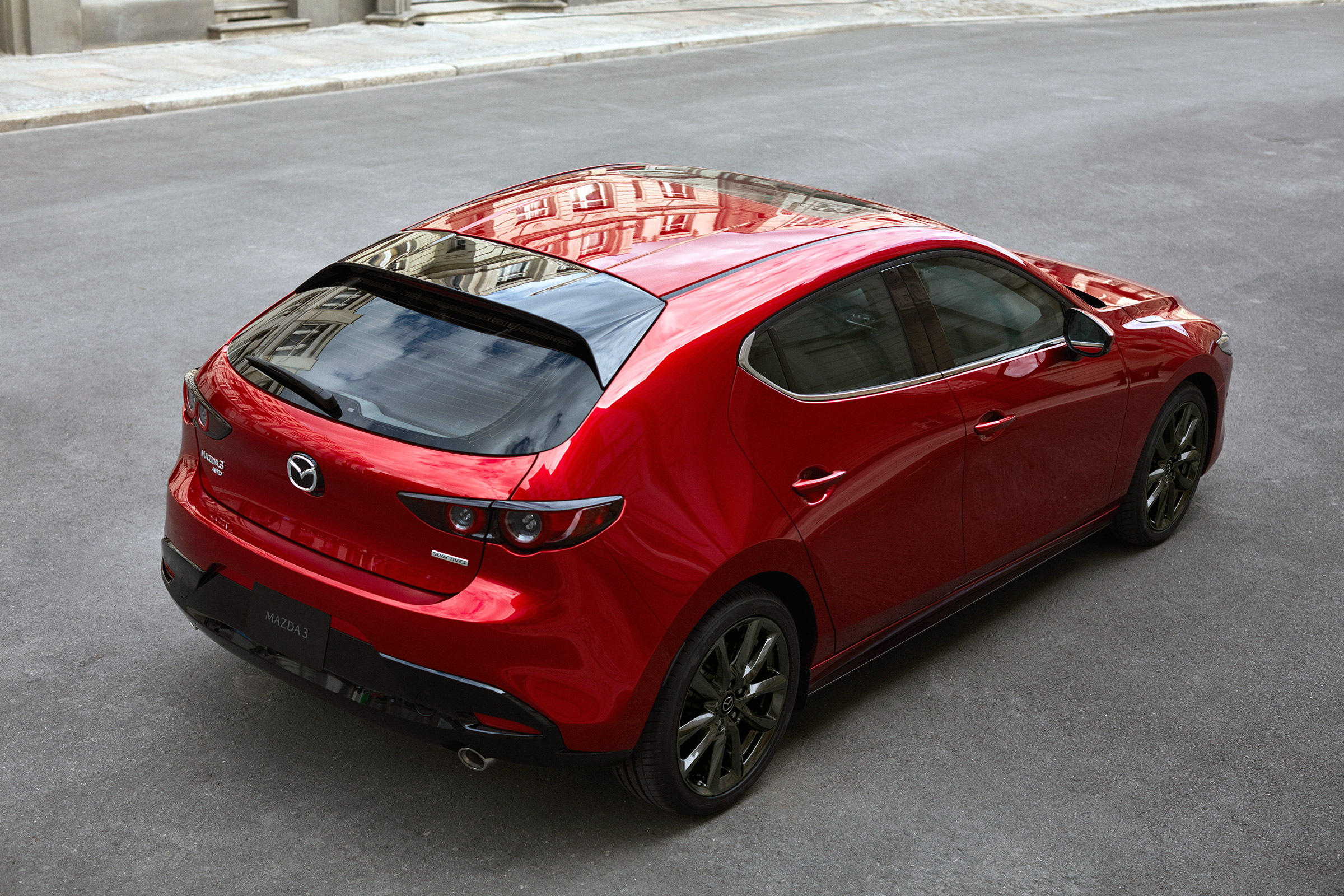 Mazda 3 hatch revealed - rear quarter
