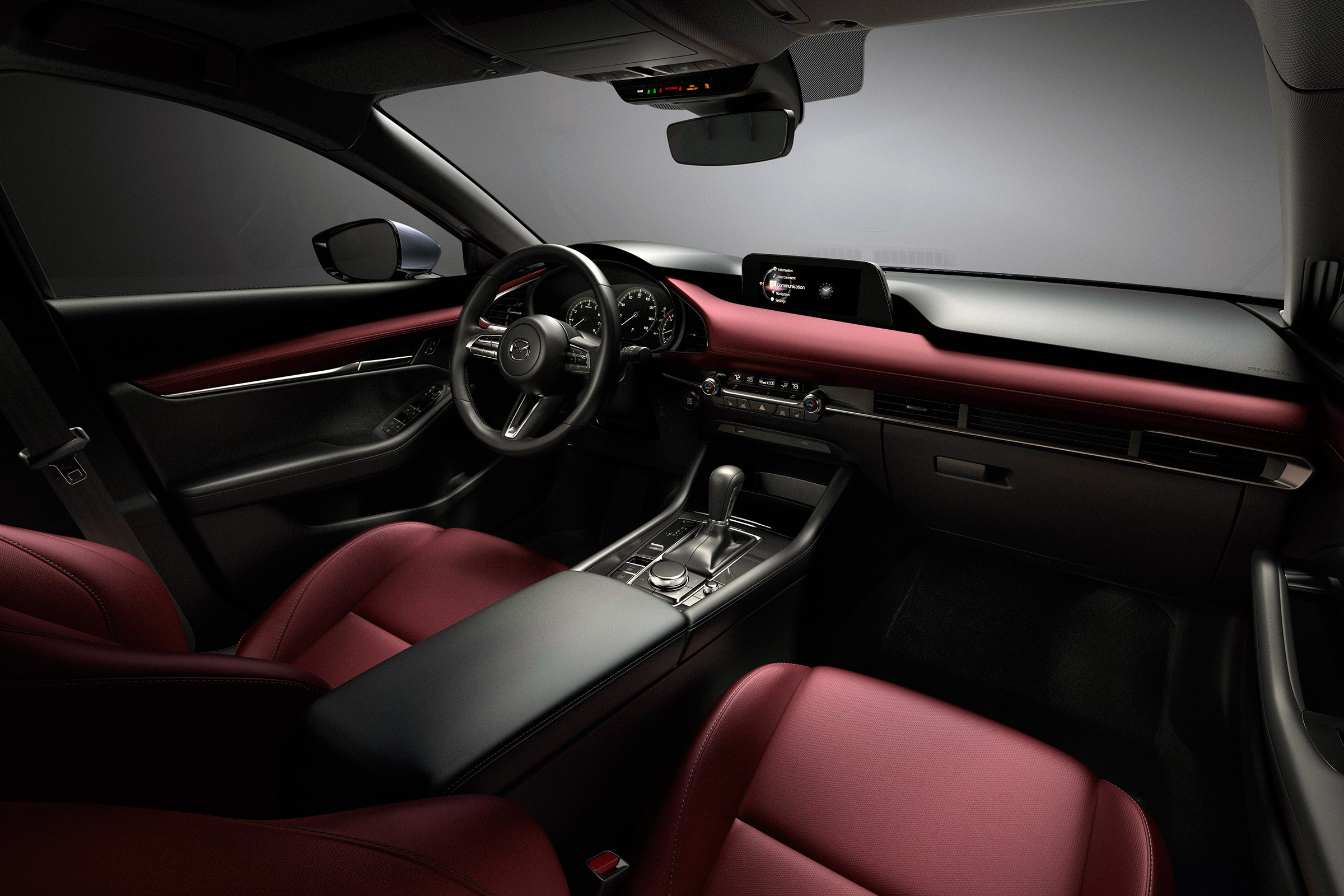 Mazda 3 hatch revealed - interior