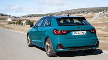 Audi A1 First Edition - teal rear quarter