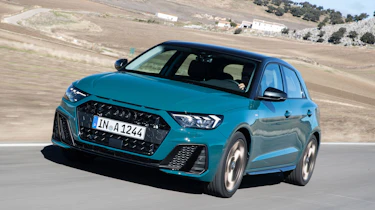 Audi A1 First Edition - teal front quarter