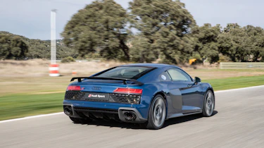 Audi R8 facelift review - rear quarter