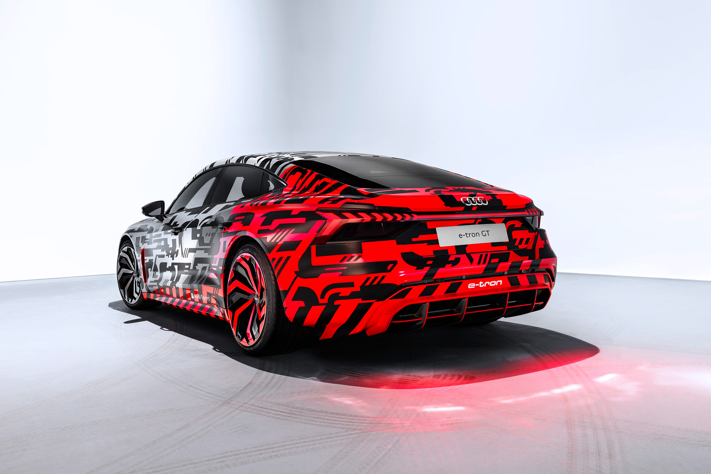 Audi E-tron GT concept teaser - rear quarter