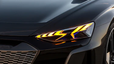 Audi E-tron GT concept teaser - lights
