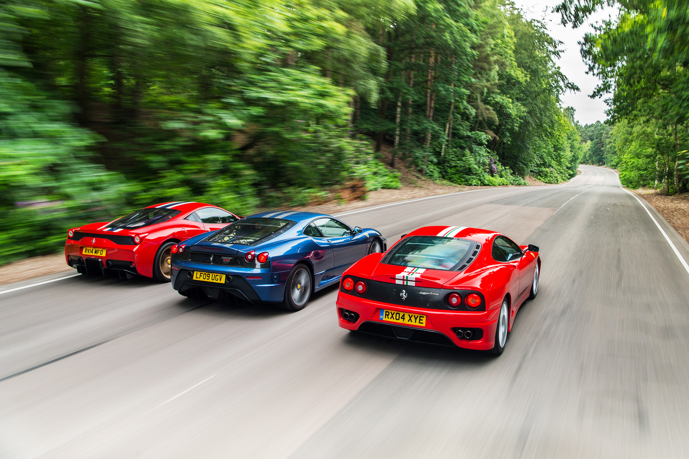 Ferrari trio rear