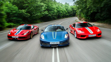 Ferrari trio front