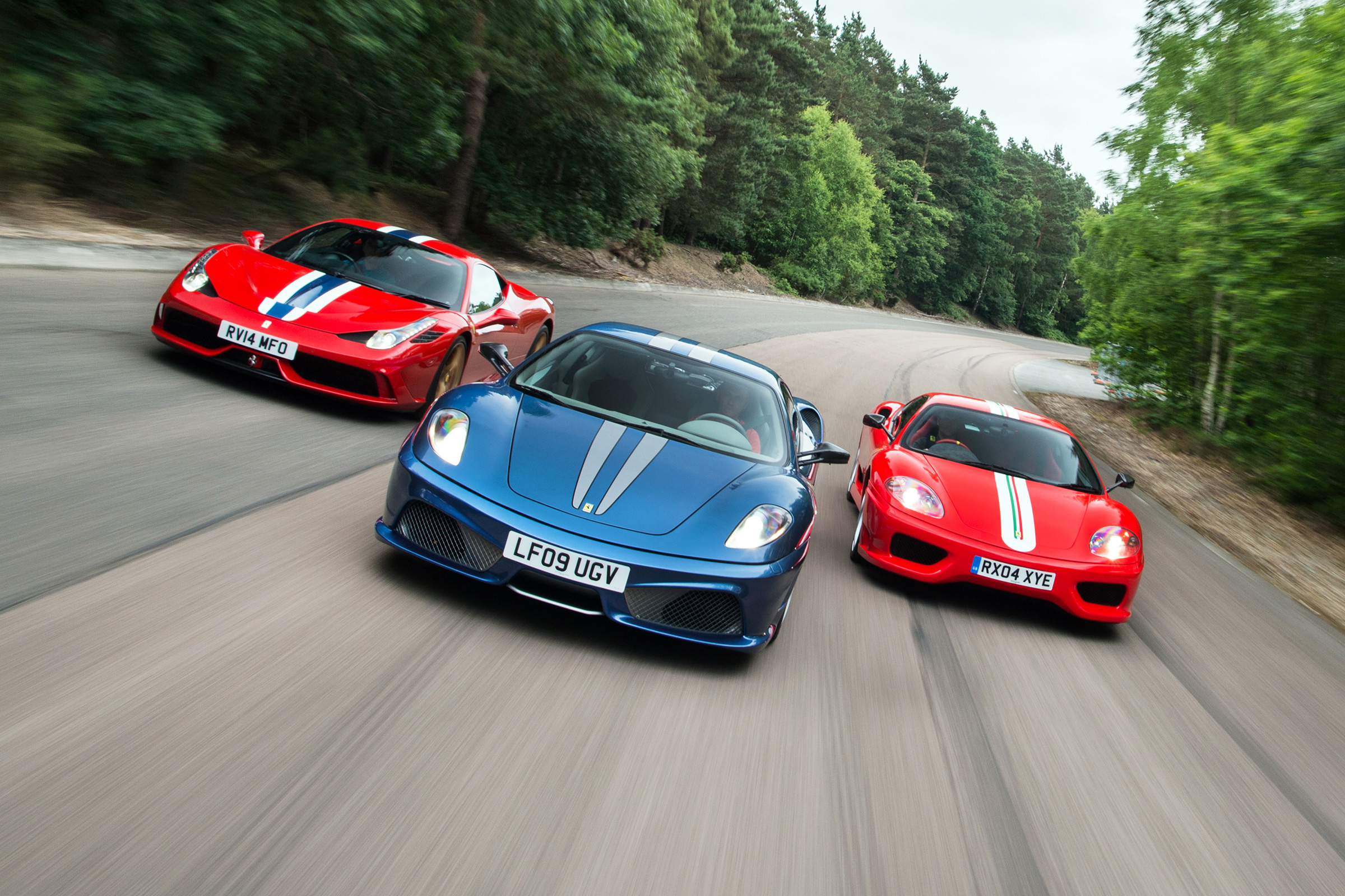 Ferrari Trio front