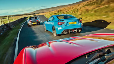 Mazda MX-5 vs Toyota GT86 vs Abarth 124 Spider rear