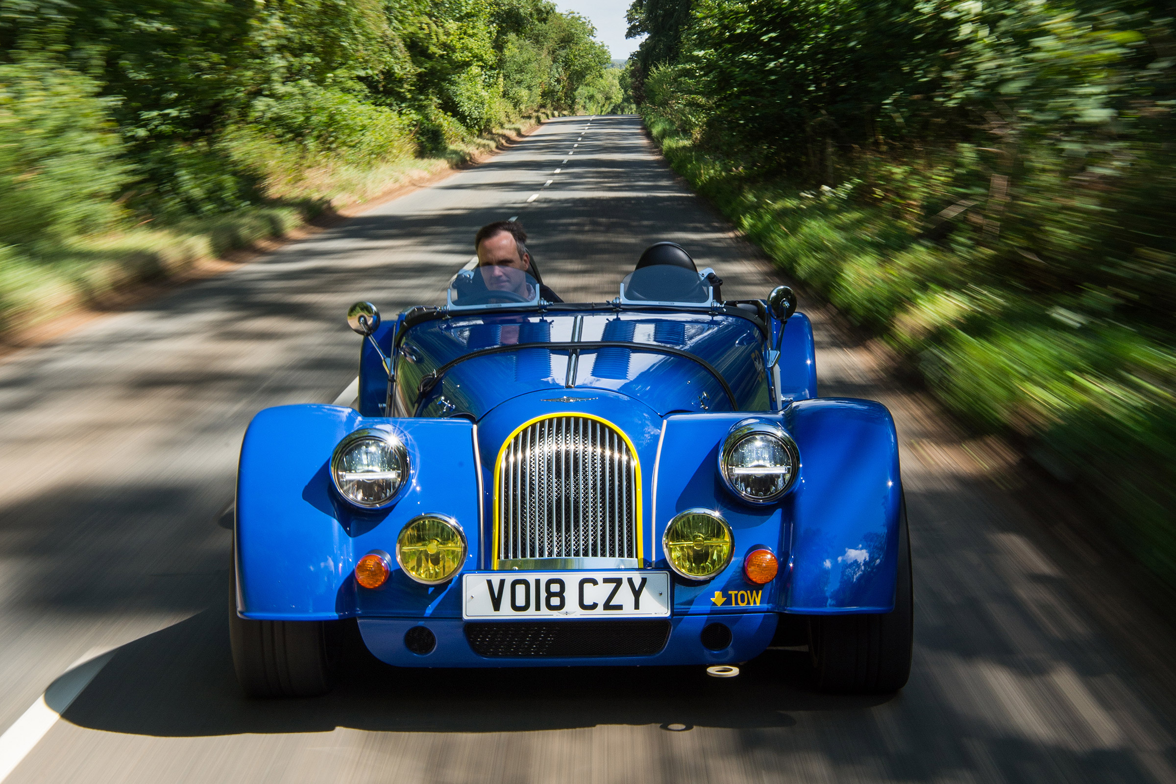 Morgan Plus 8 50th Anniversary Edition - nose