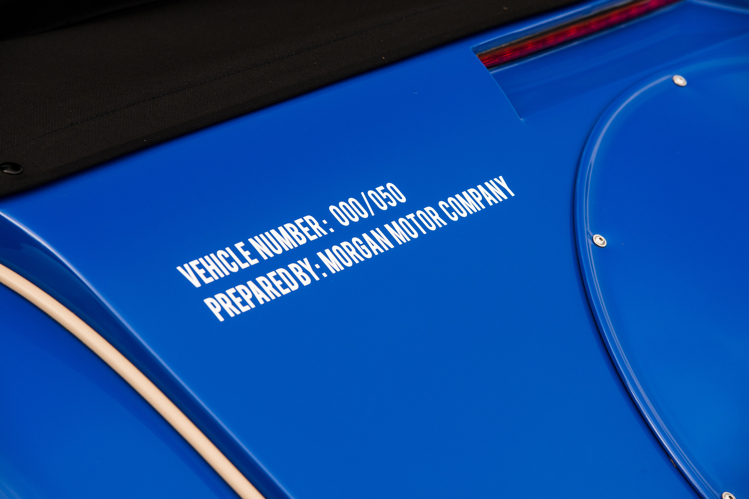 Morgan Plus 8 50th Anniversary Edition - stickers