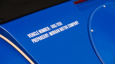 Morgan Plus 8 50th Anniversary Edition - stickers