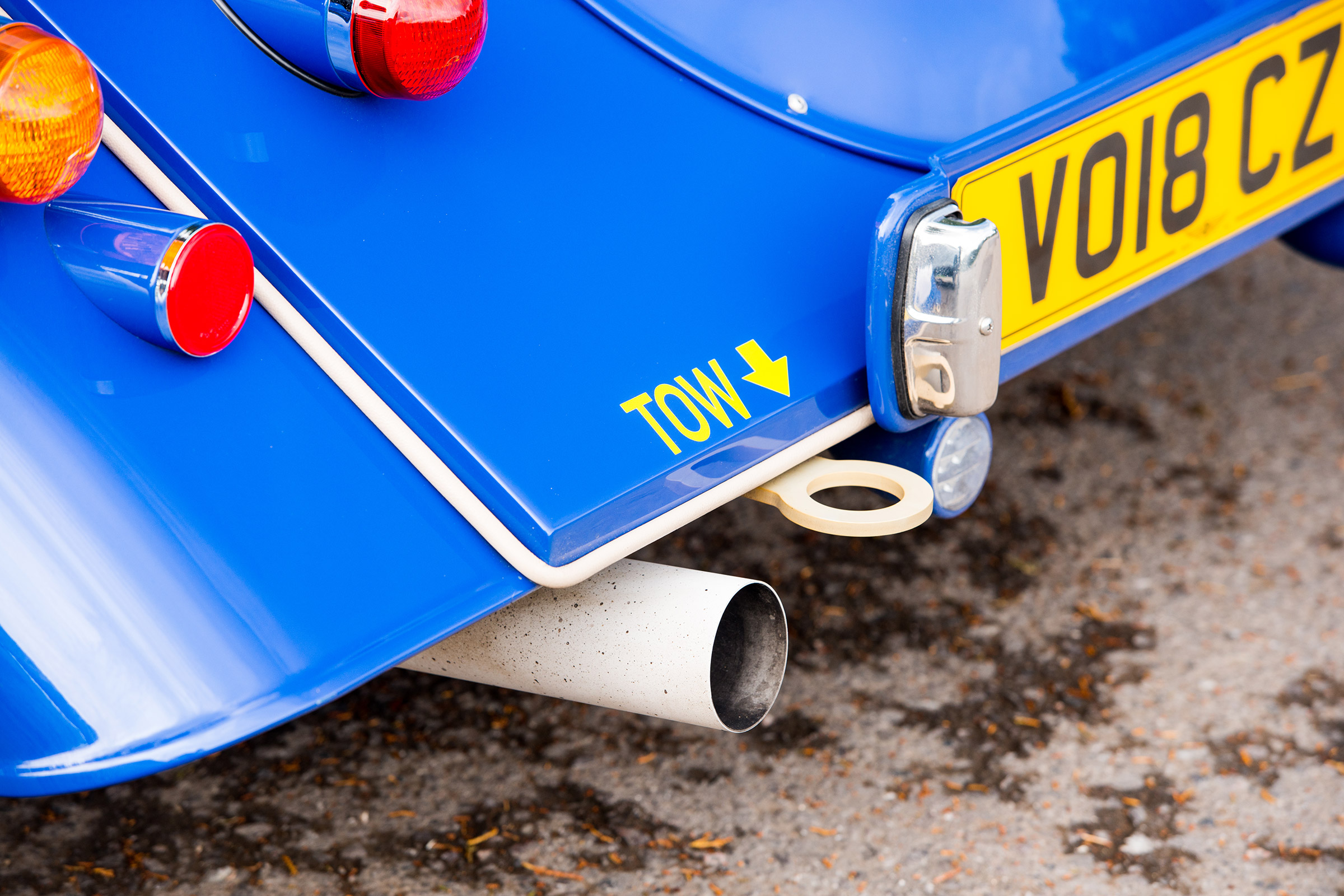 Morgan Plus 8 50th Anniversary Edition - exhaust