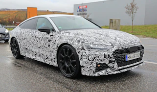 Audi RS7 body-on spy - rear quarter