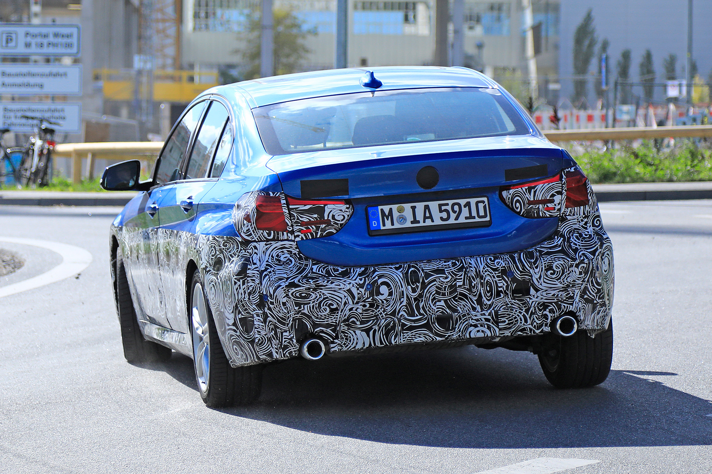 BMW 1-series saloon - rear