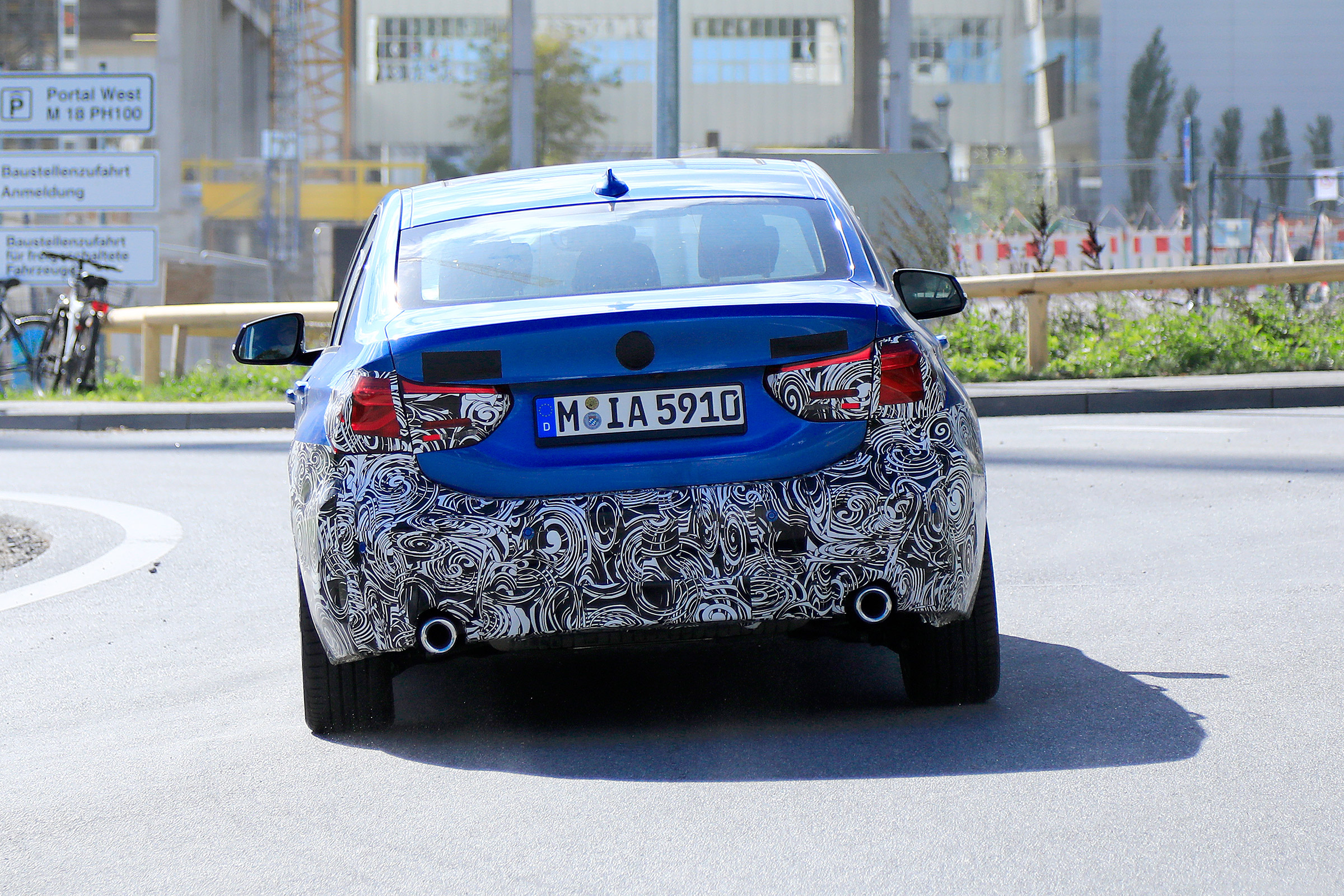 BMW 1-series saloon - rear