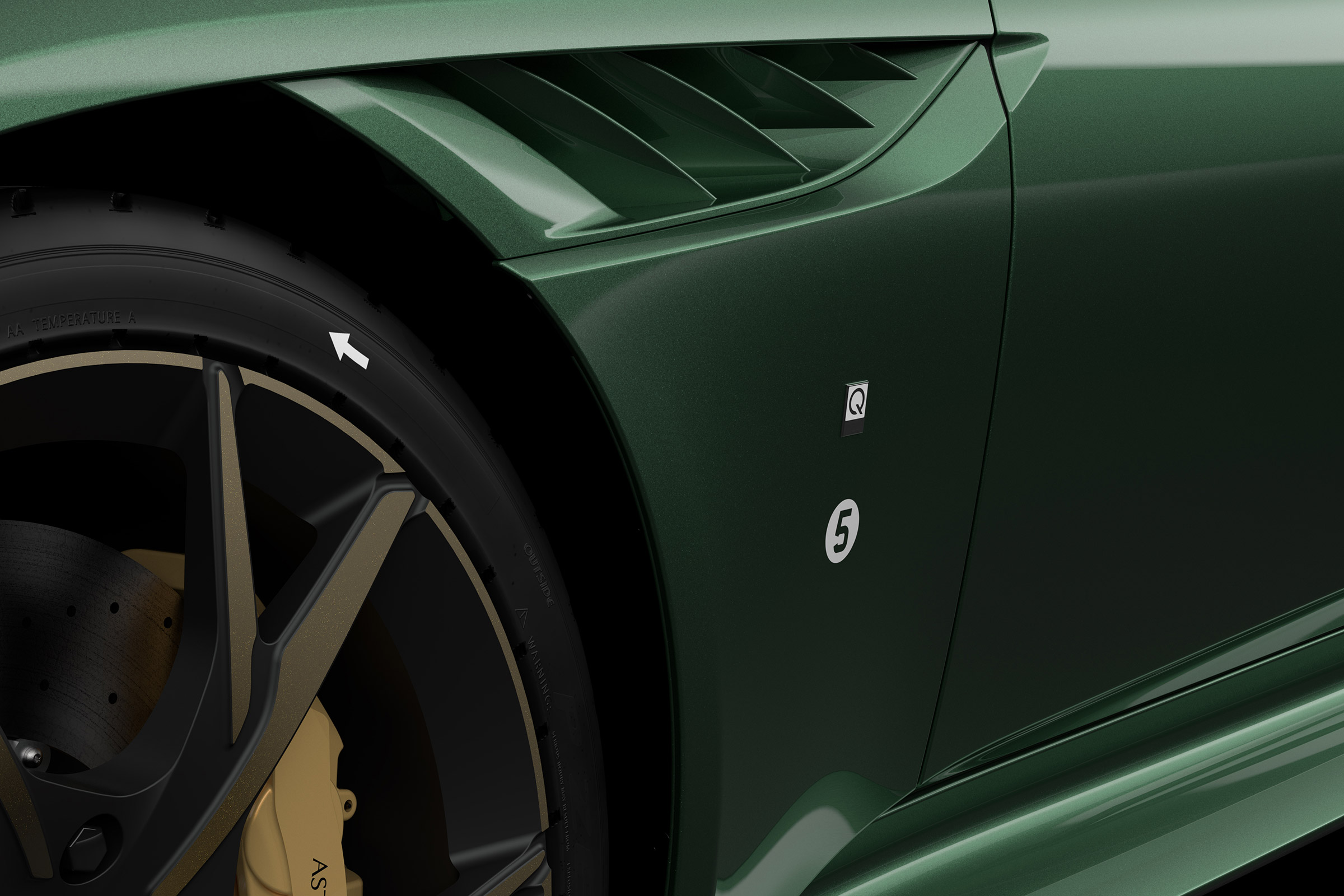 Aston Martin DBS 59 special edition - fenders
