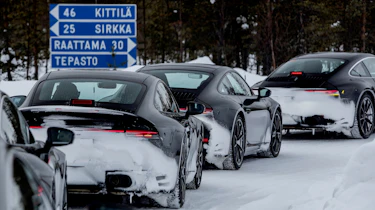 Porsche 911 final testing - snow