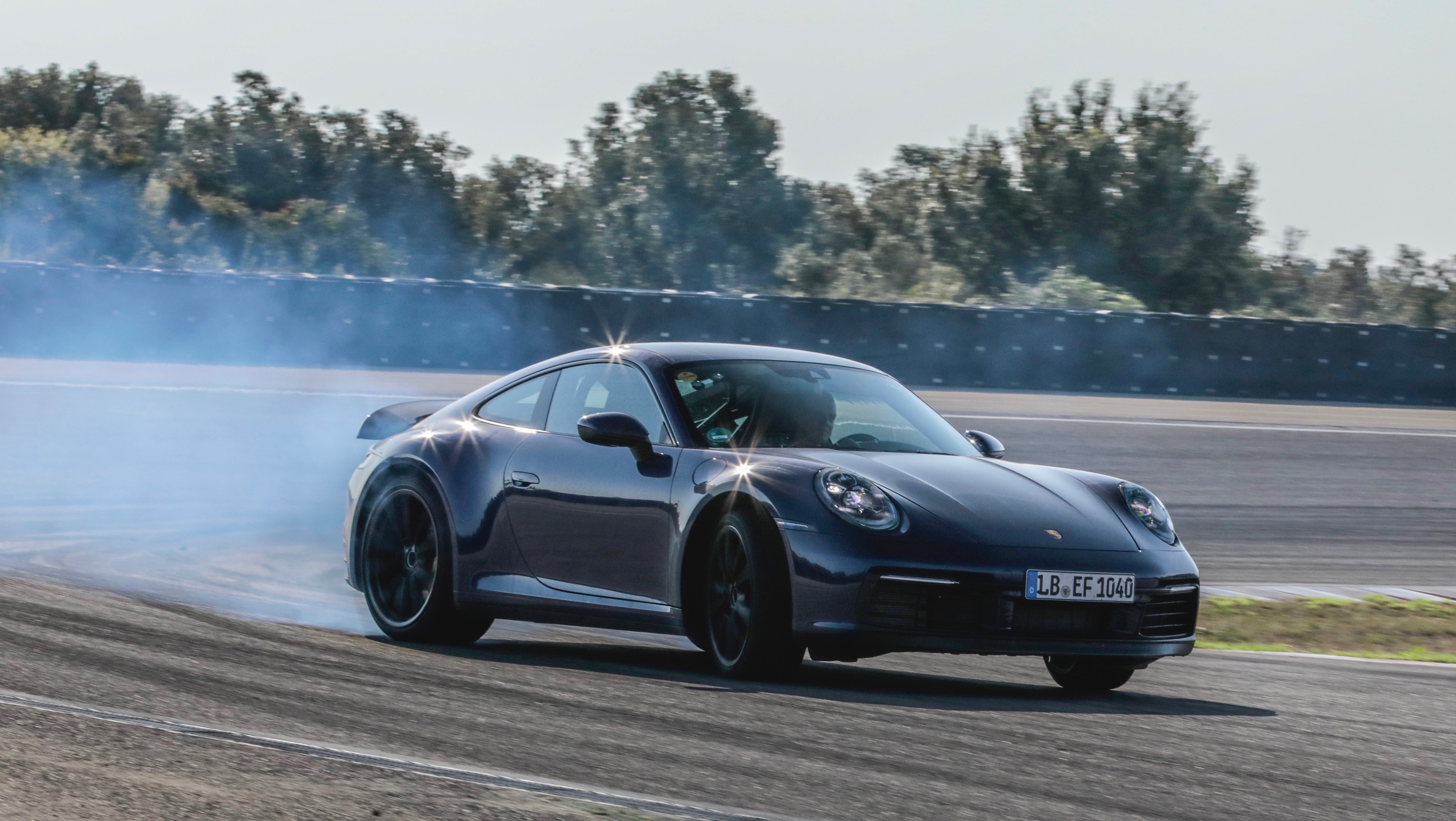 Porsche 911 final testing - sliding