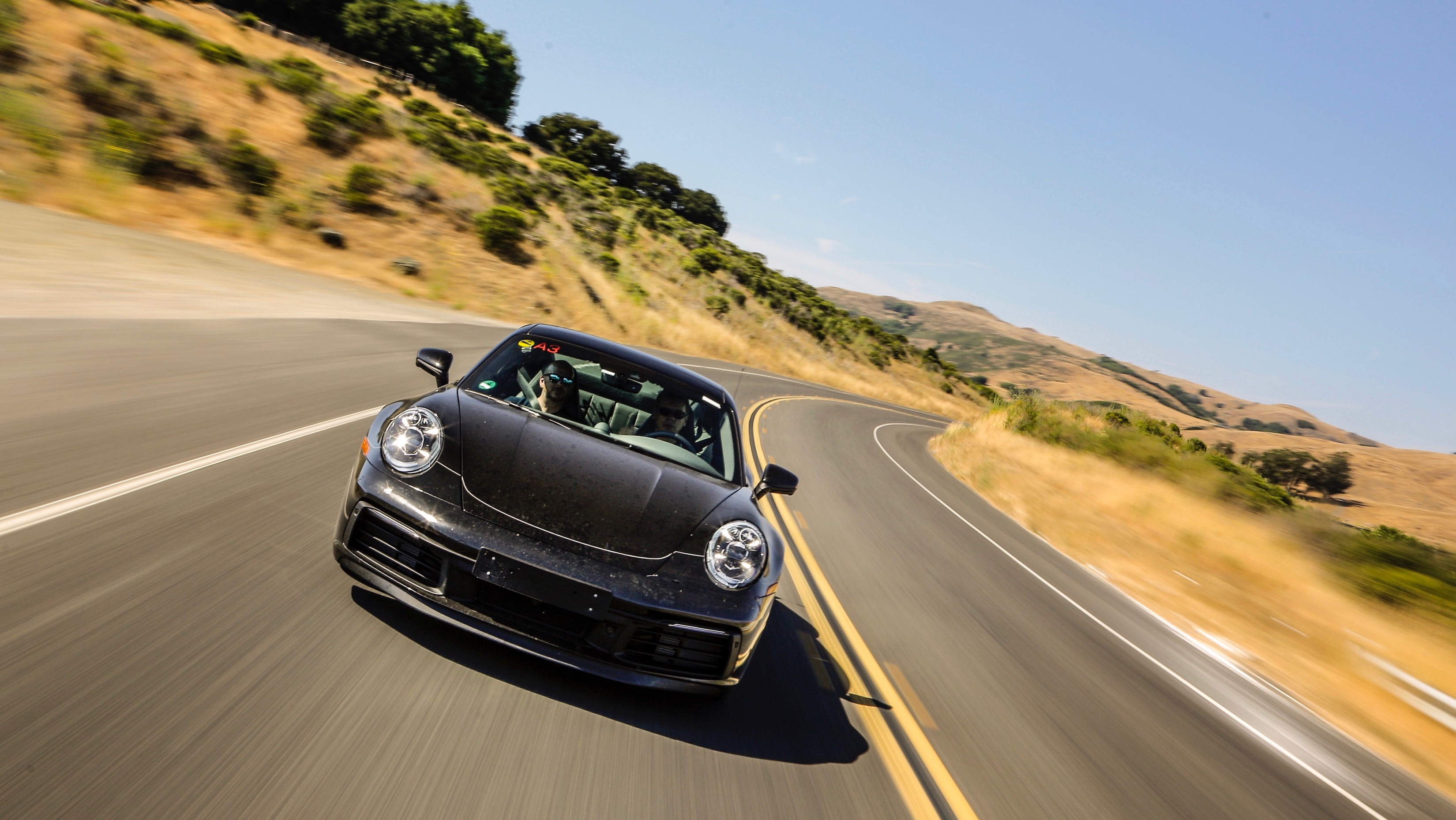 Porsche 911 final testing - nose