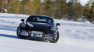 Porsche 911 final testing - snow