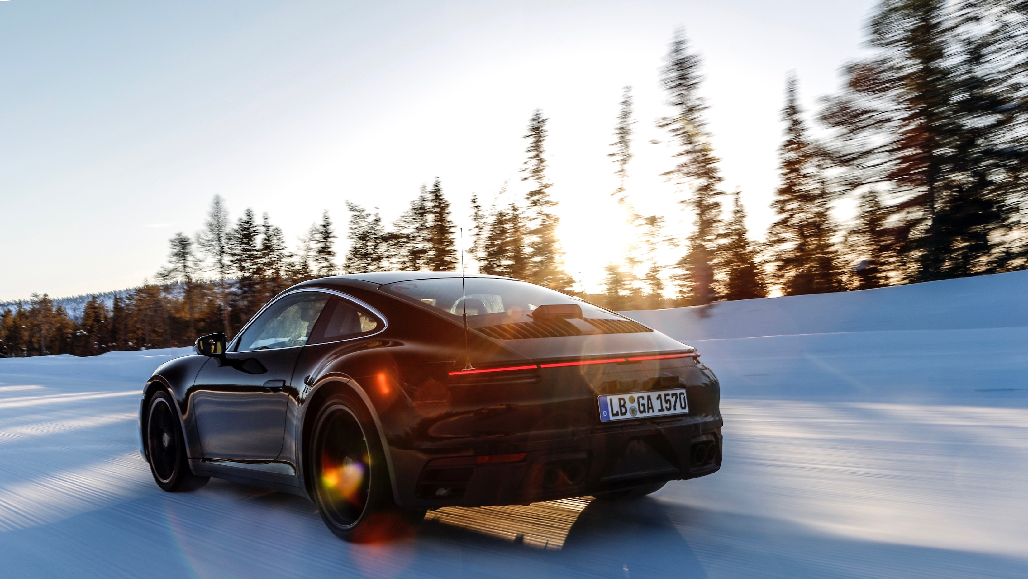 Porsche 911 final testing - rear quarter