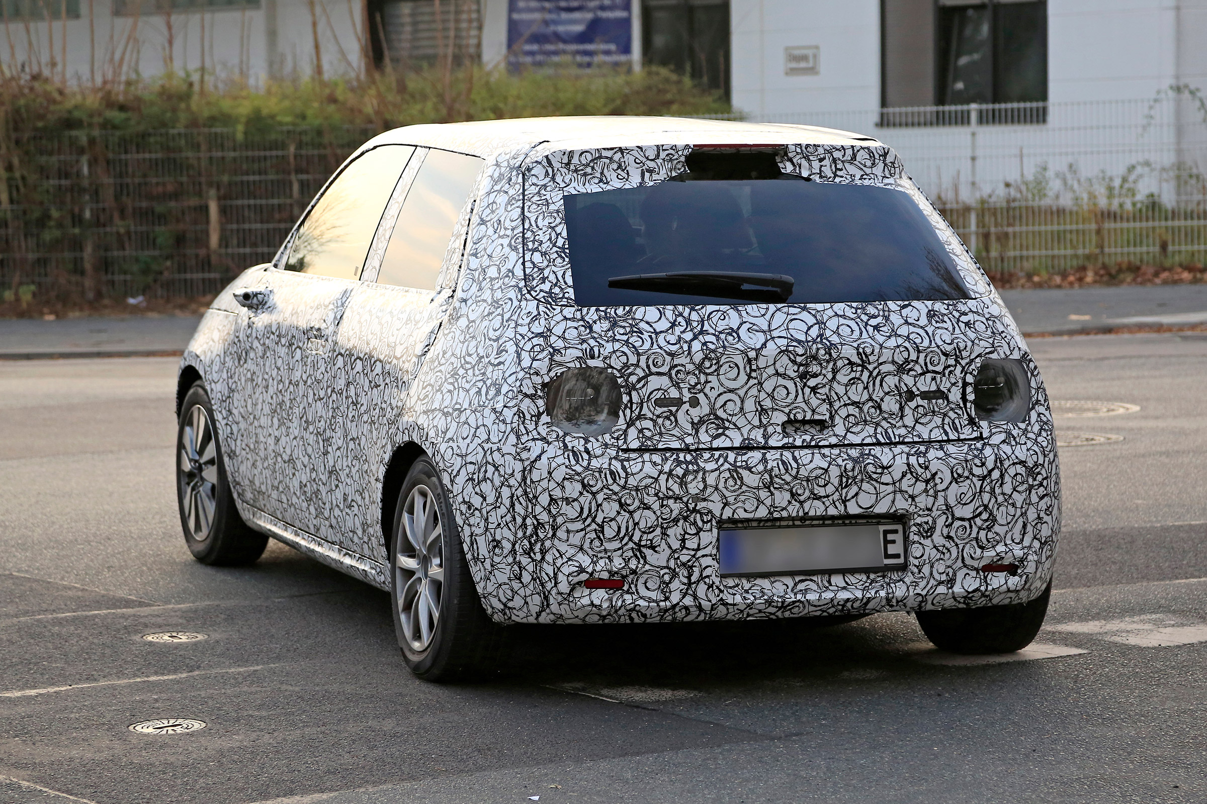Honda Urban EV spy - rear quarter