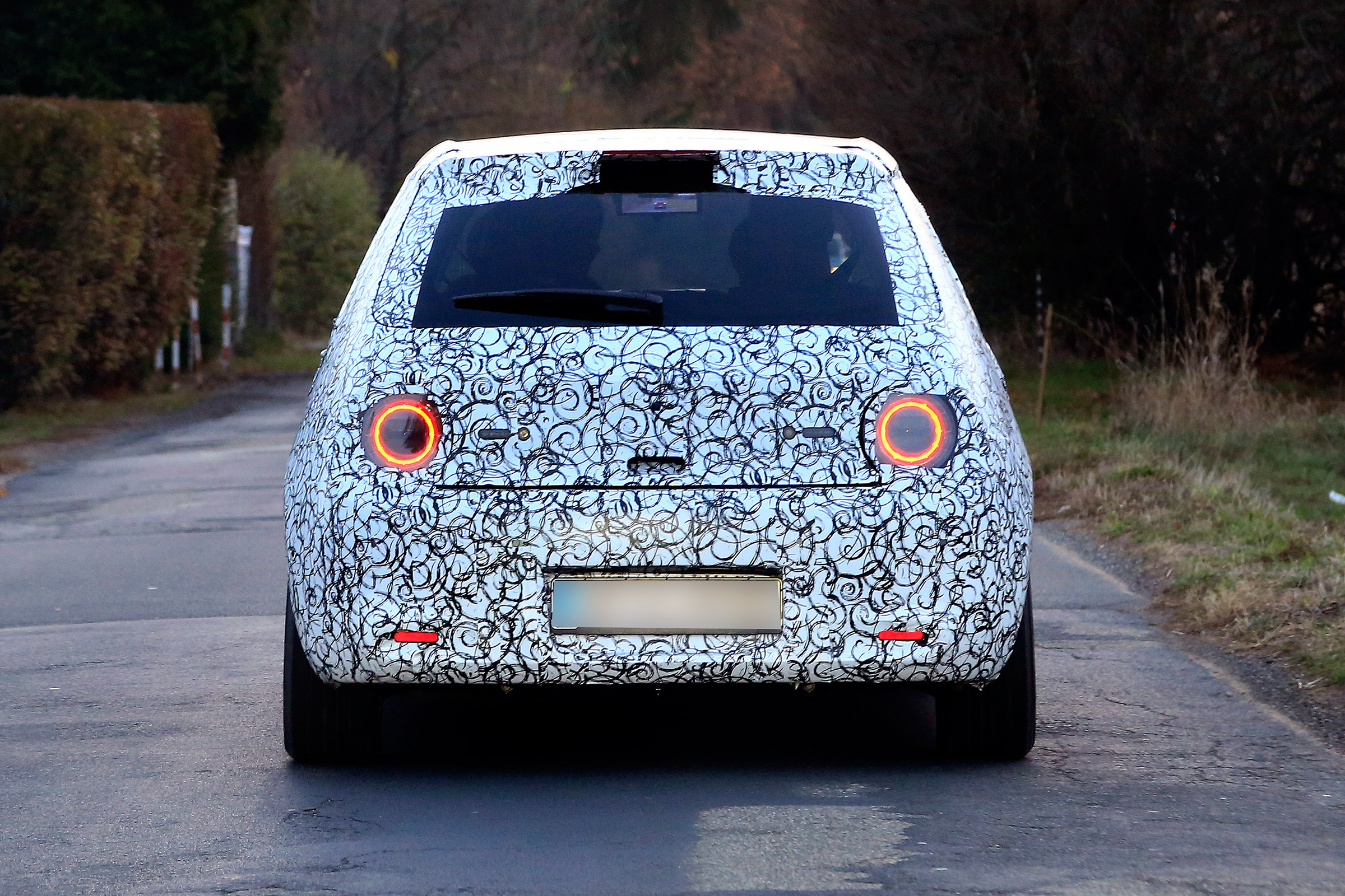 Honda Urban EV spy - rear