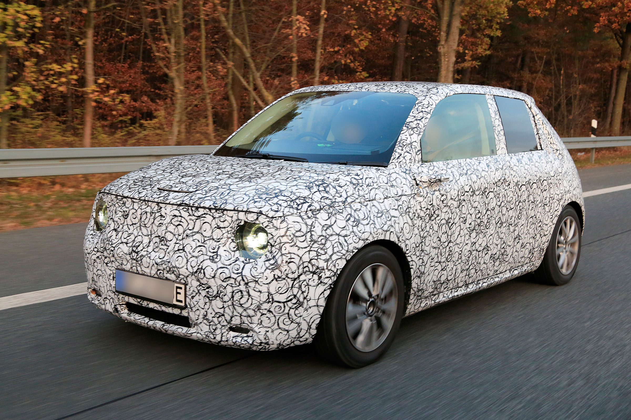 Honda Urban EV spy - front quarter