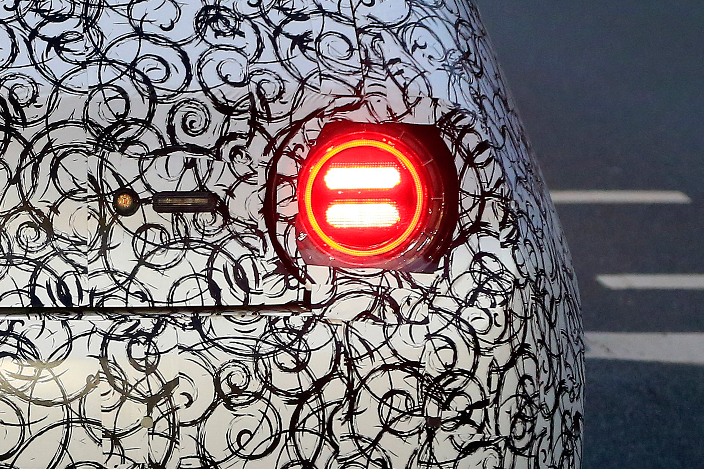 Honda Urban EV spy - rear lights