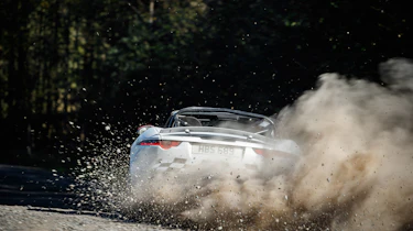 Jaguar F-Type rally car - dirt
