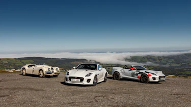Jaguar F-Type rally car - static