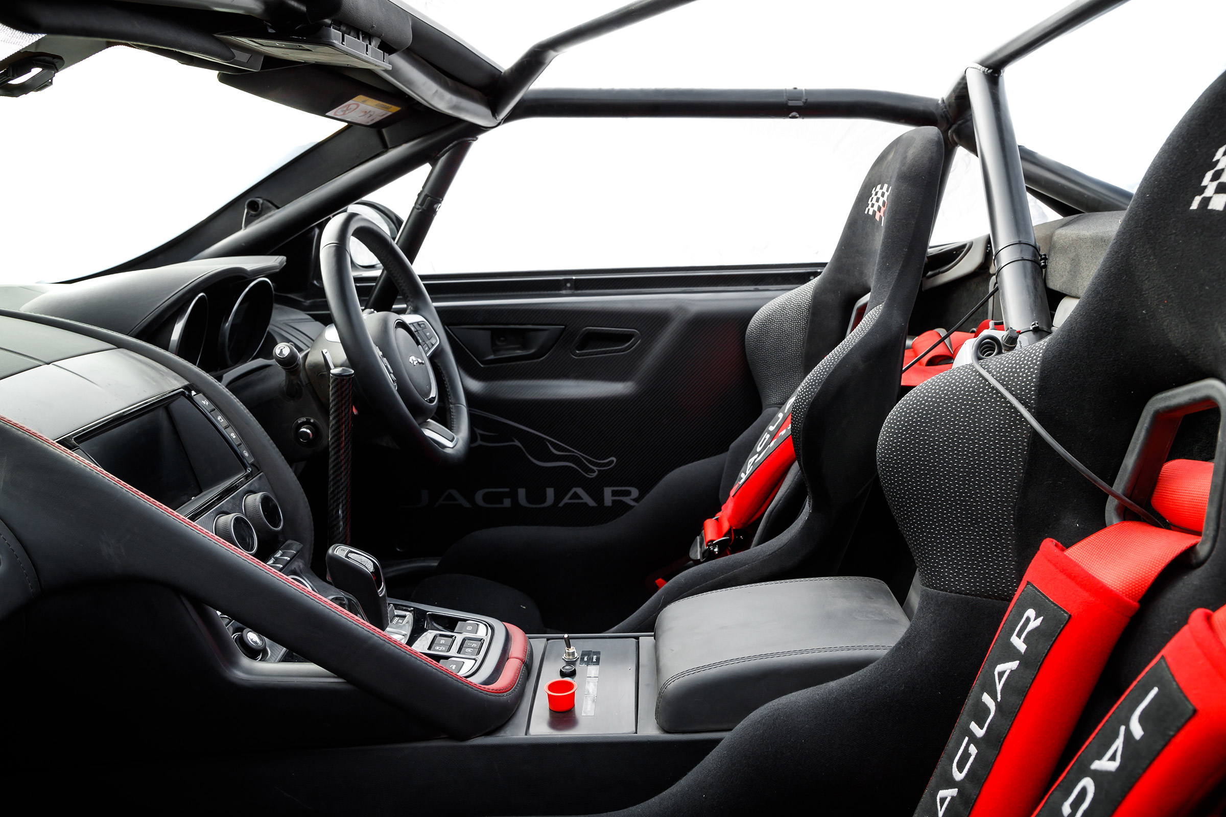 Jaguar F-Type rally car - dash