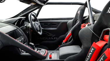 Jaguar F-Type rally car - dash