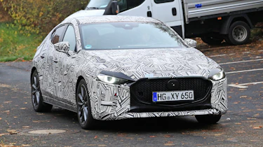 2019 Mazda 3 spied - front quarter