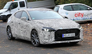 2019 Mazda 3 spied - front quarter