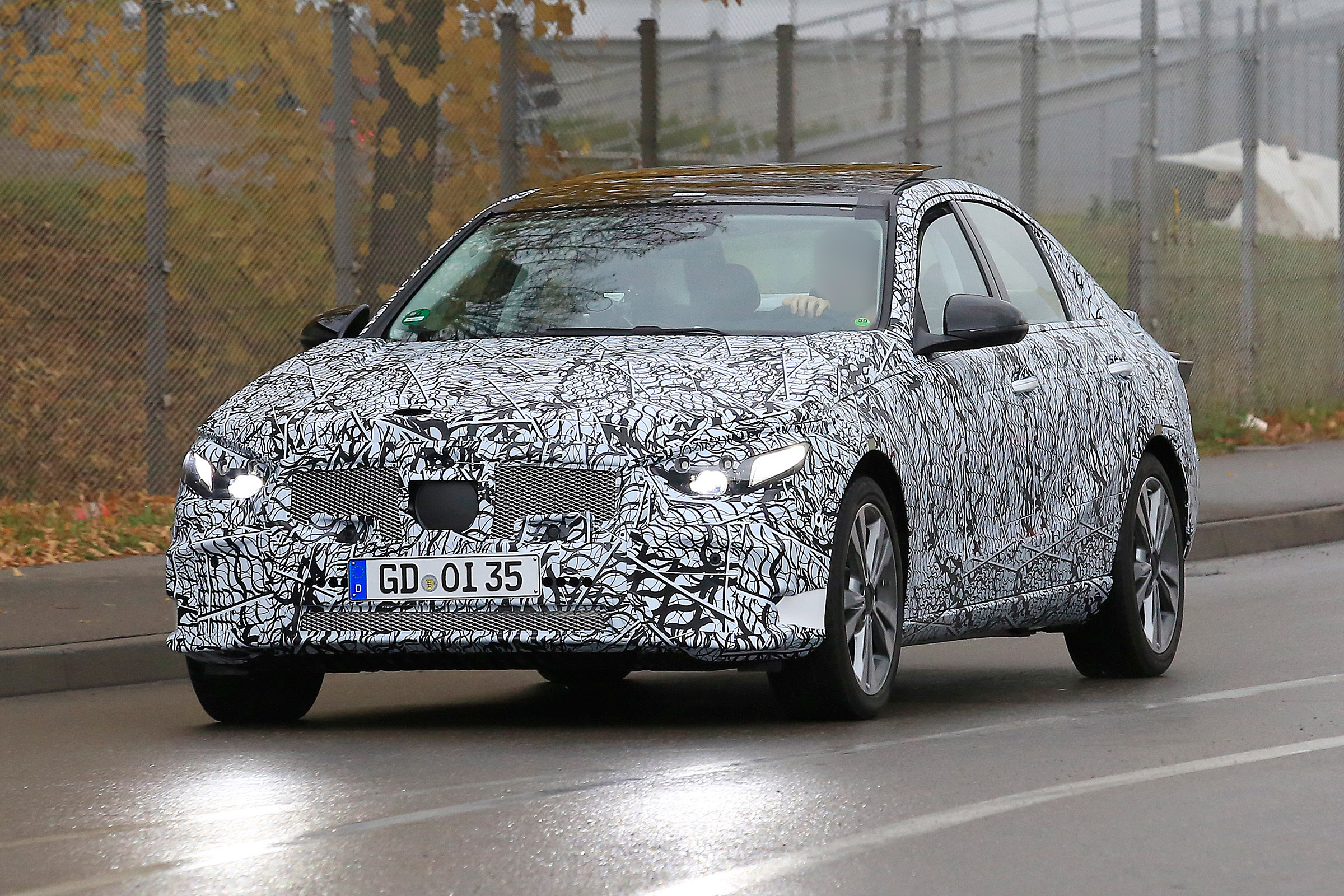 Mercedes C-class prototype - front quarter