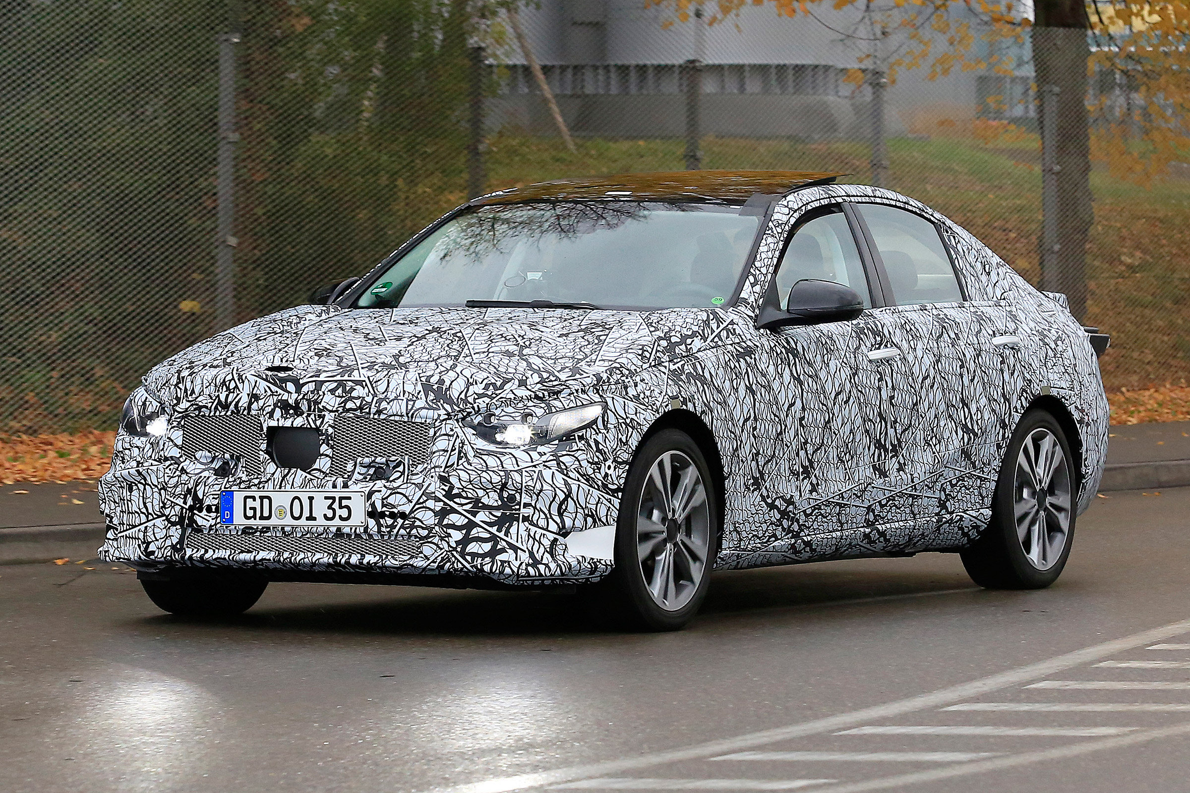 Mercedes C-class prototype - front