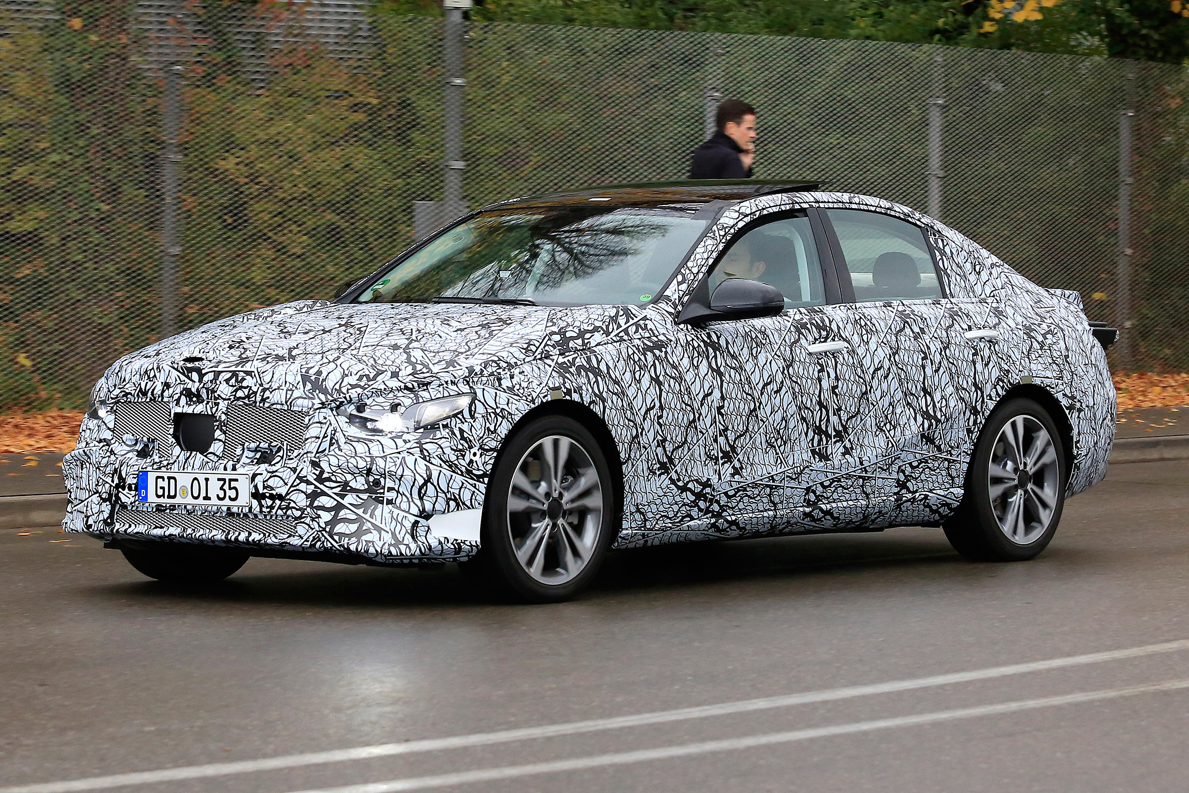 Mercedes C-class prototype - front quarter