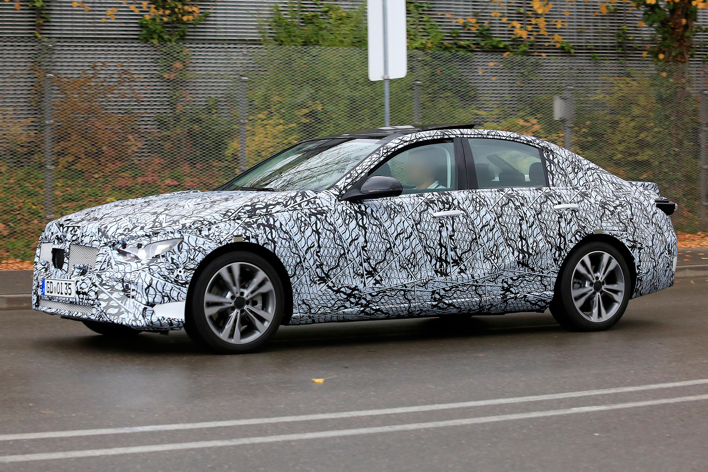 Mercedes C-class prototype - side