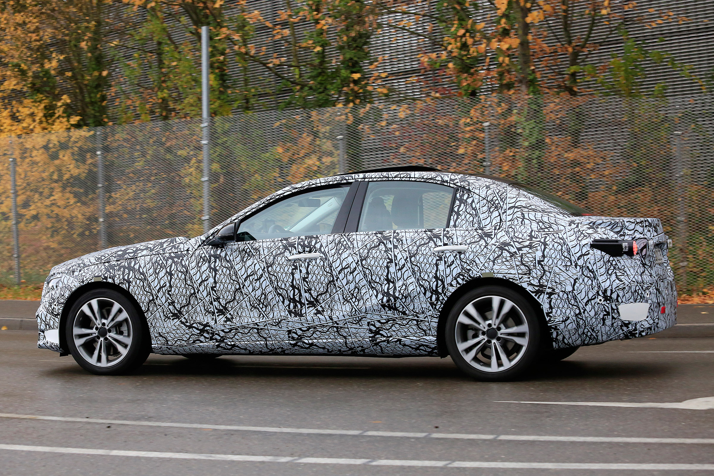 Mercedes C-class prototype - side
